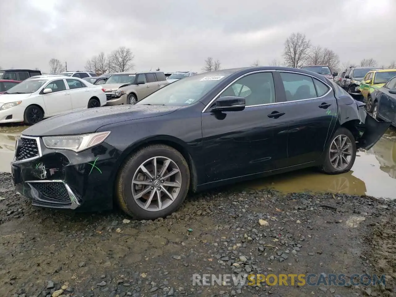 1 Фотография поврежденного автомобиля 19UUB1F35LA017007 ACURA TLX 2020