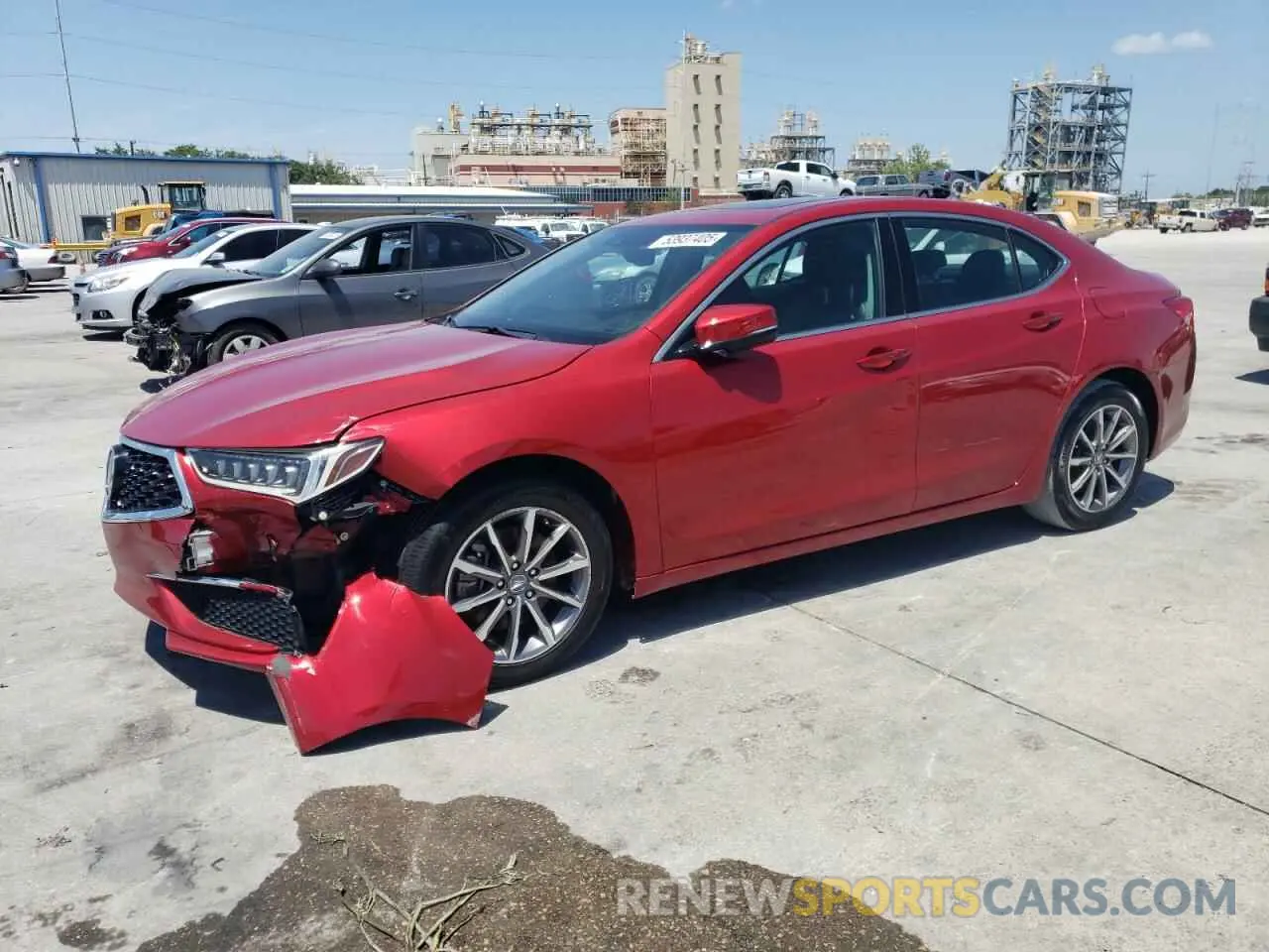 1 Photograph of a damaged car 19UUB1F37LA010317 ACURA TLX 2020