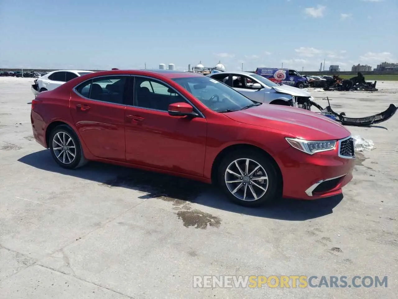 4 Photograph of a damaged car 19UUB1F37LA010317 ACURA TLX 2020