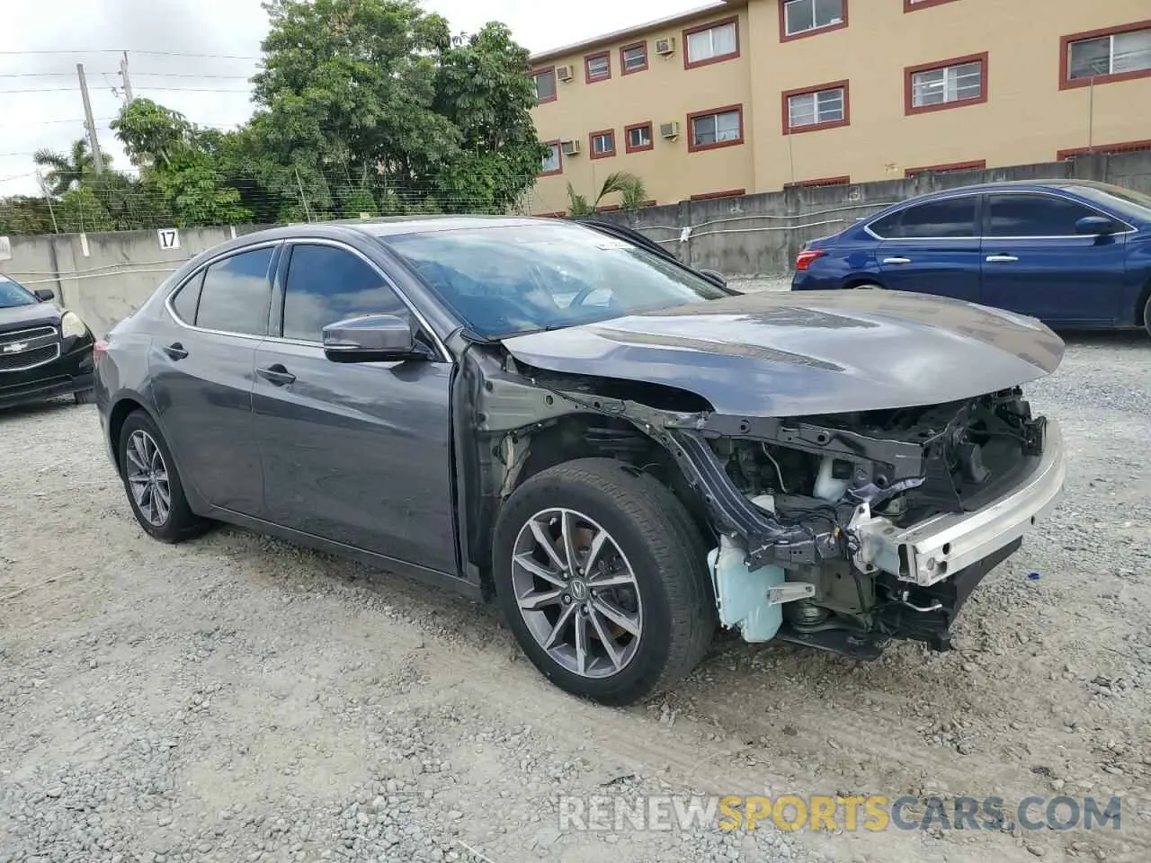 4 Фотография поврежденного автомобиля 19UUB1F37LA014495 ACURA TLX 2020