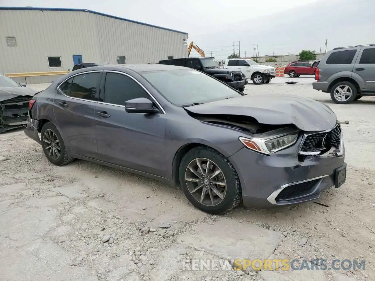 4 Photograph of a damaged car 19UUB1F38LA000492 ACURA TLX 2020