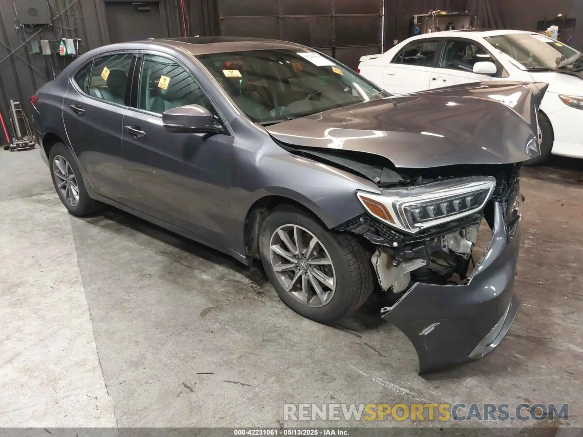 1 Photograph of a damaged car 19UUB1F38LA011296 ACURA TLX 2020
