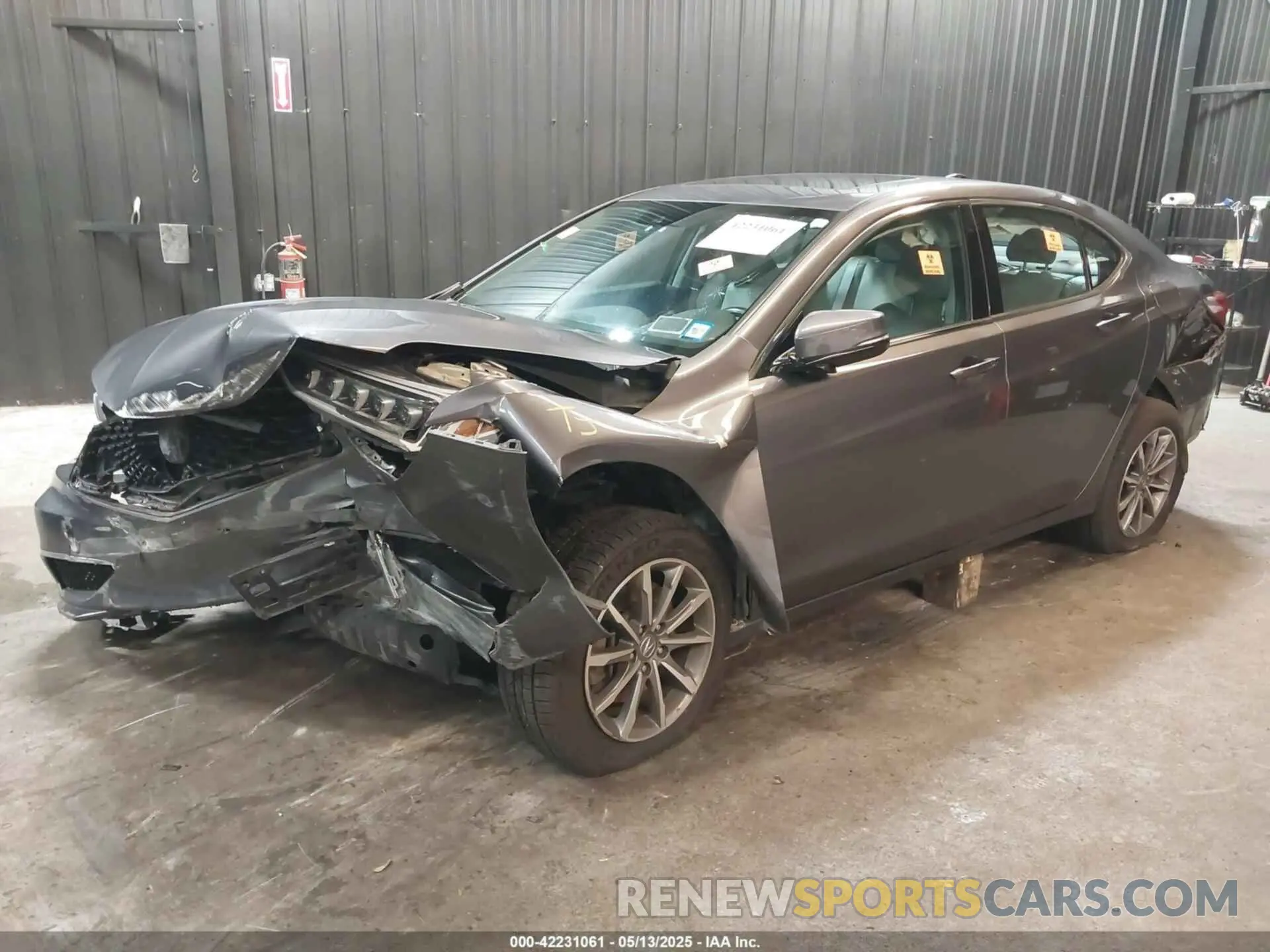 2 Photograph of a damaged car 19UUB1F38LA011296 ACURA TLX 2020