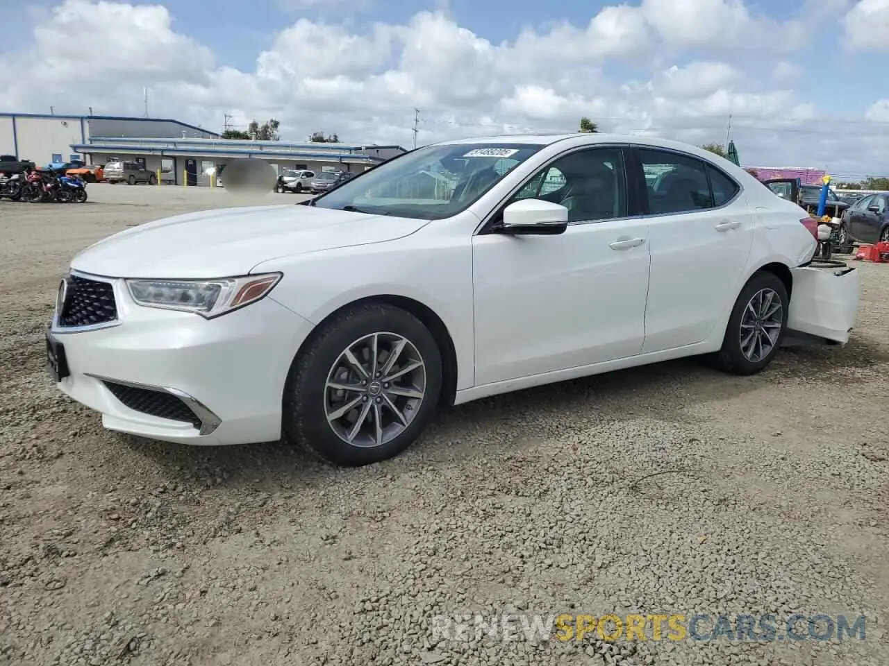 1 Photograph of a damaged car 19UUB1F38LA016028 ACURA TLX 2020