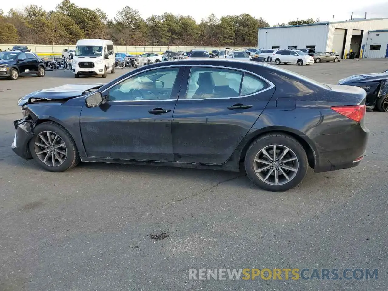 2 Photograph of a damaged car 19UUB1F39LA003756 ACURA TLX 2020