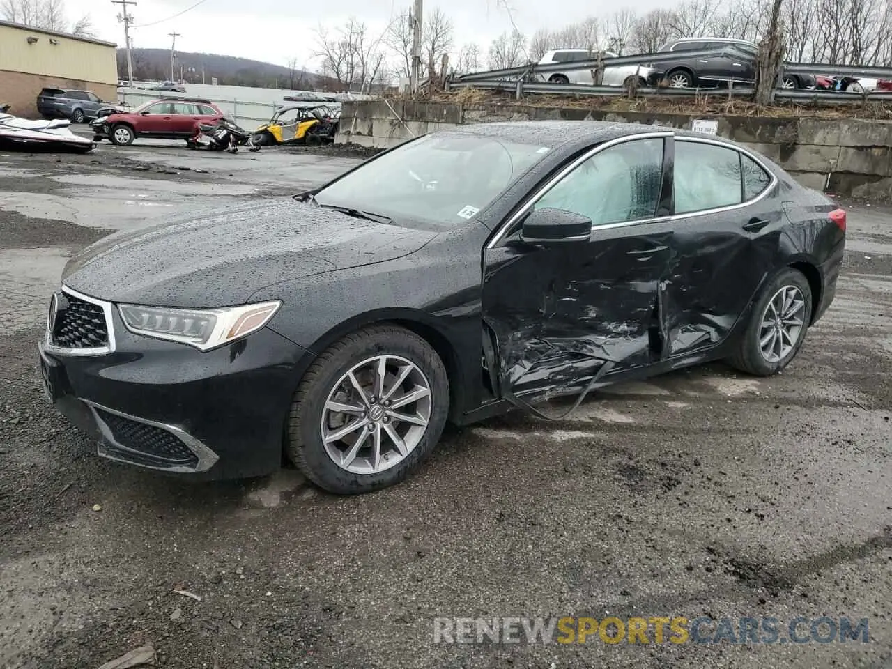 1 Photograph of a damaged car 19UUB1F39LA012411 ACURA TLX 2020
