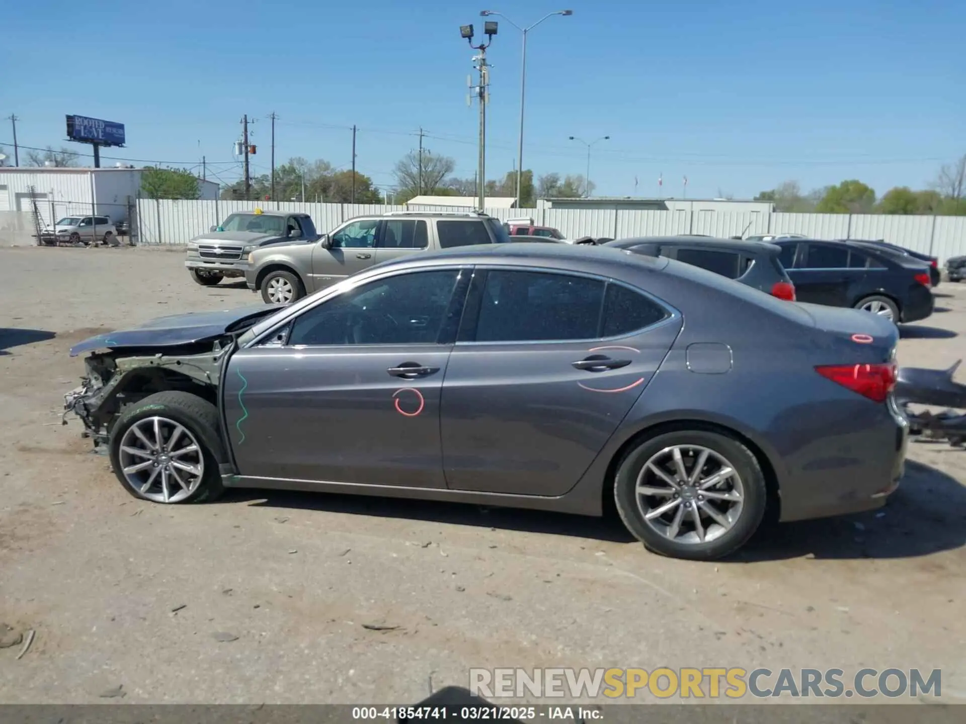 15 Photograph of a damaged car 19UUB1F3XLA011087 ACURA TLX 2020