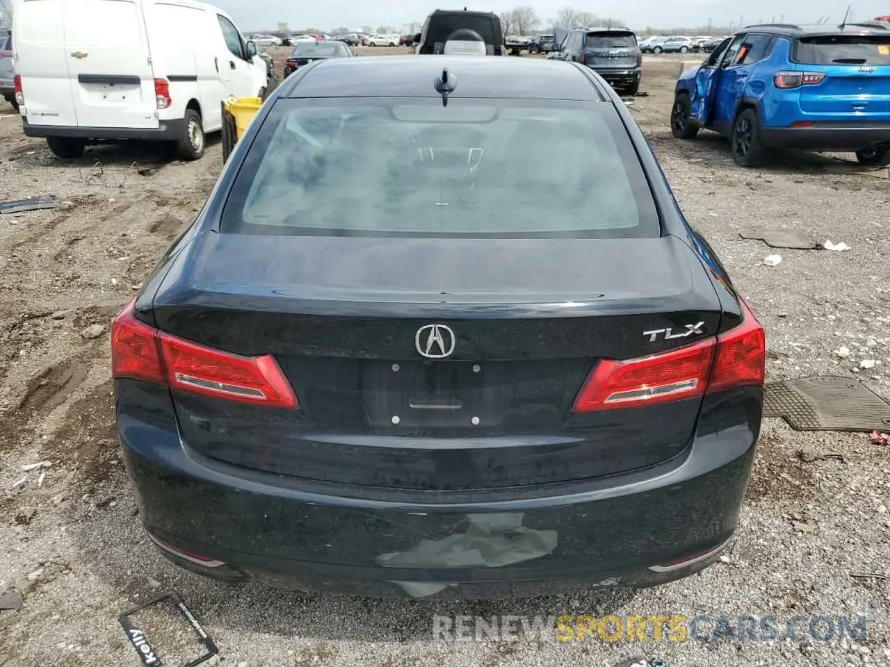6 Photograph of a damaged car 19UUB1F50LA003534 ACURA TLX 2020