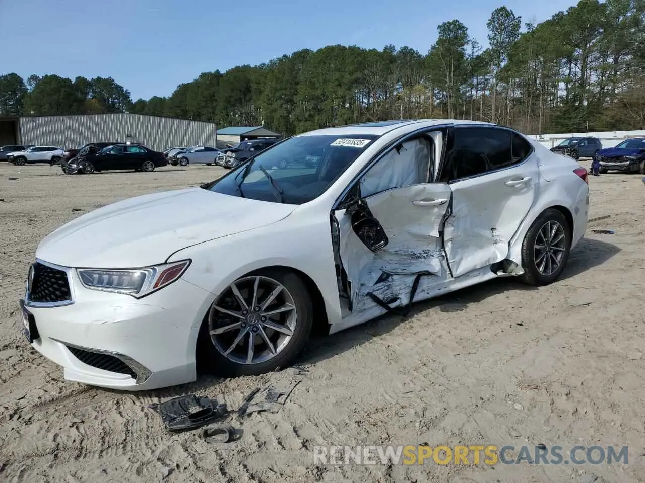 1 Photograph of a damaged car 19UUB1F50LA005865 ACURA TLX 2020