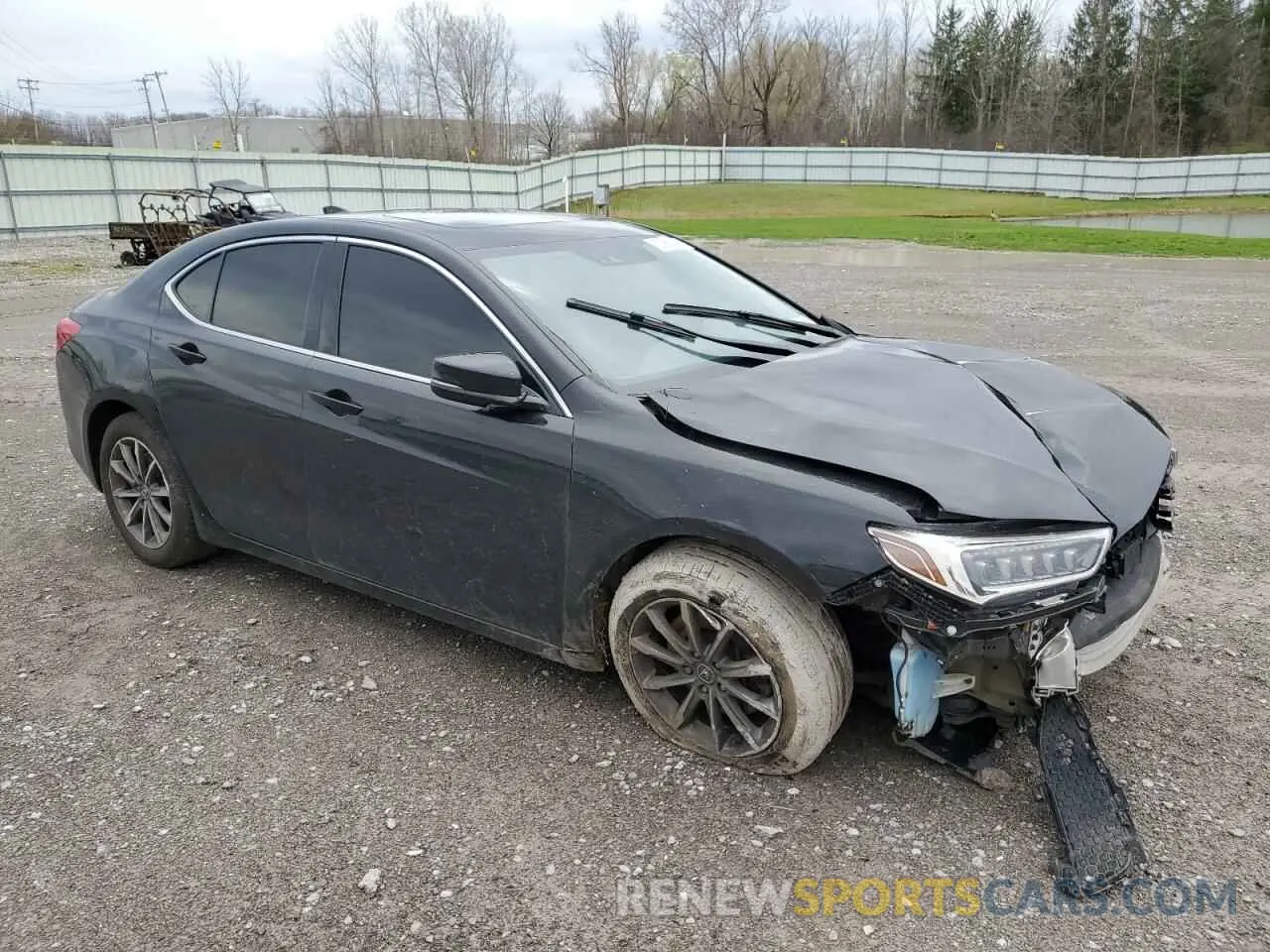 4 Photograph of a damaged car 19UUB1F50LA013853 ACURA TLX 2020