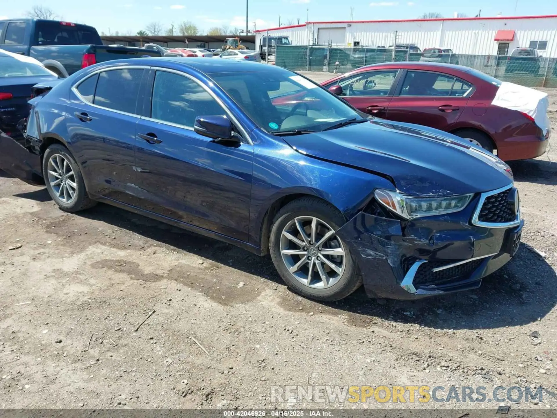 1 Photograph of a damaged car 19UUB1F51LA001890 ACURA TLX 2020
