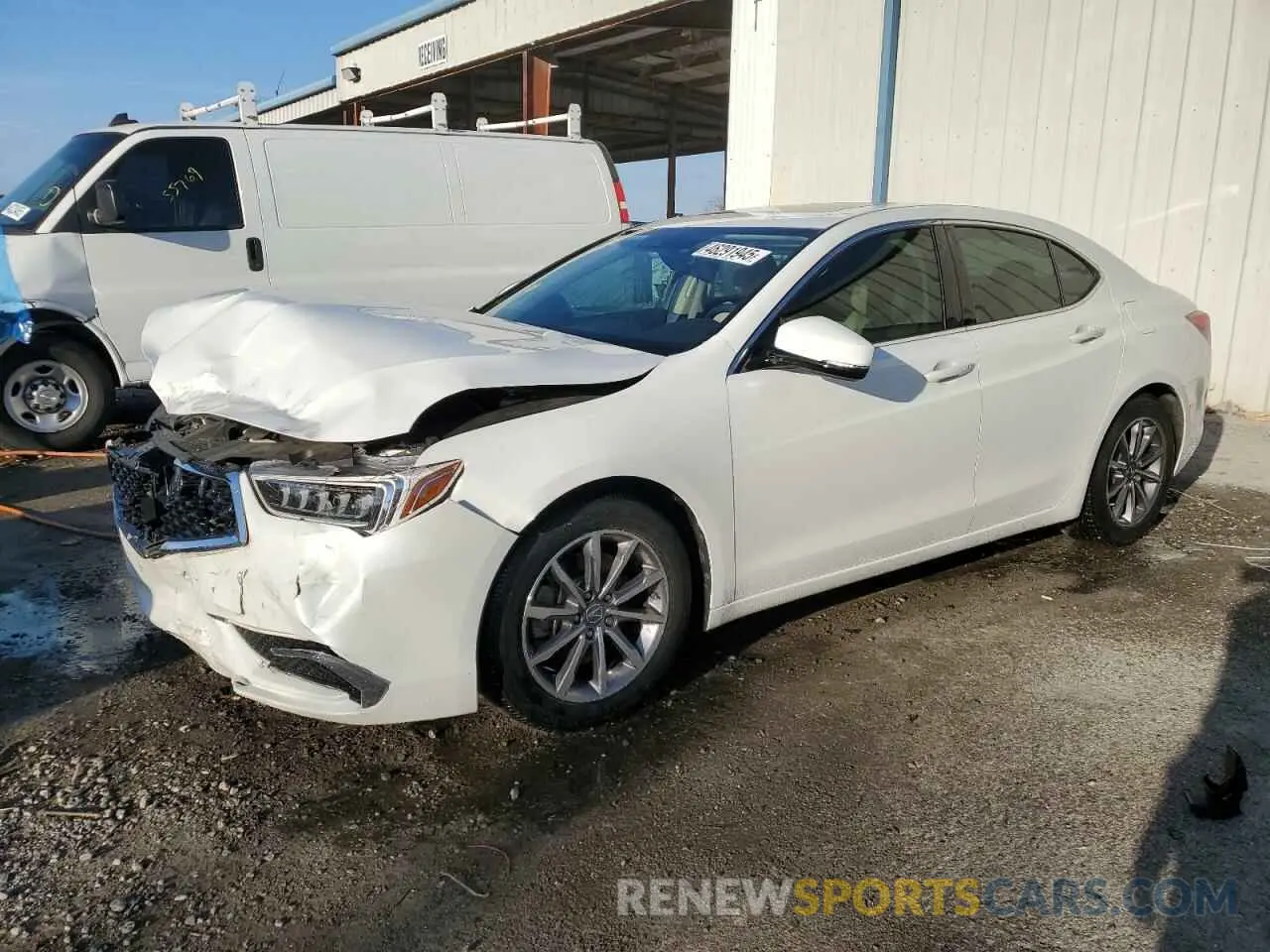 1 Photograph of a damaged car 19UUB1F54LA012642 ACURA TLX 2020