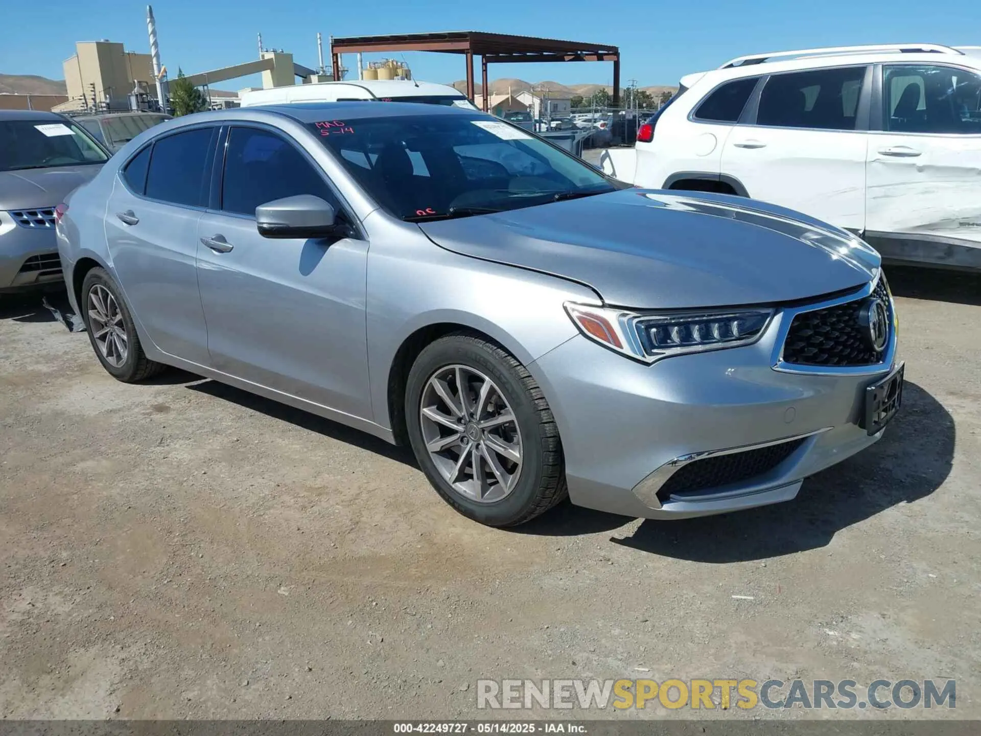 1 Photograph of a damaged car 19UUB1F55LA014853 ACURA TLX 2020