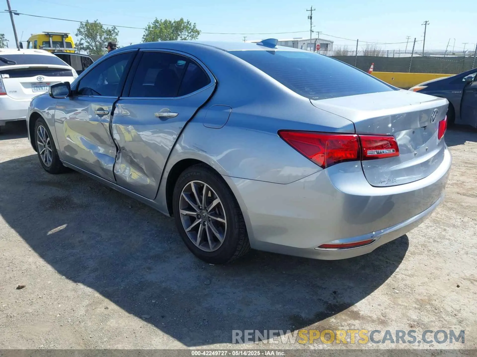 3 Photograph of a damaged car 19UUB1F55LA014853 ACURA TLX 2020