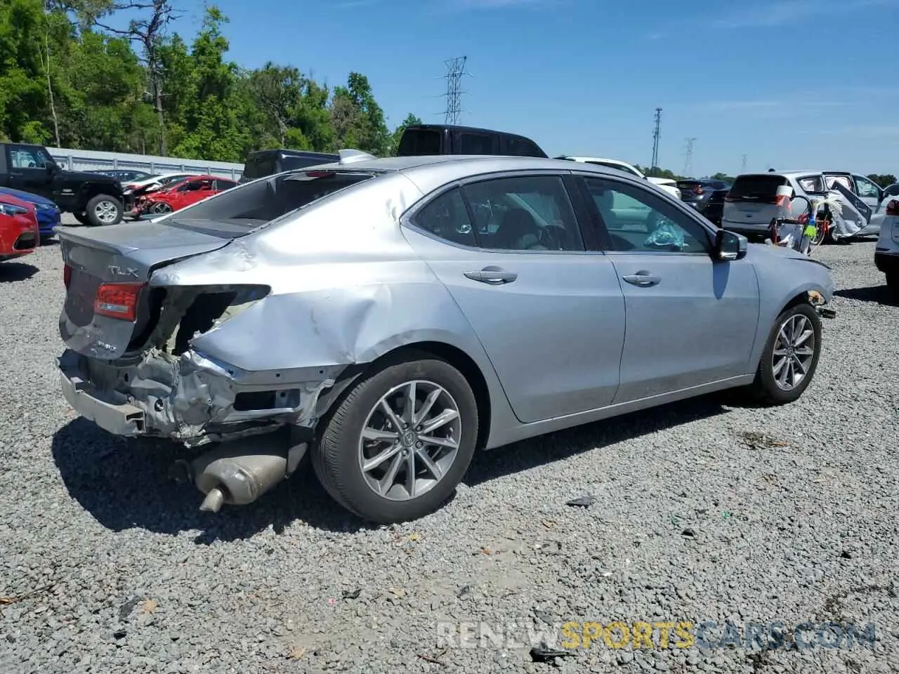 3 Фотография поврежденного автомобиля 19UUB1F58LA003880 ACURA TLX 2020