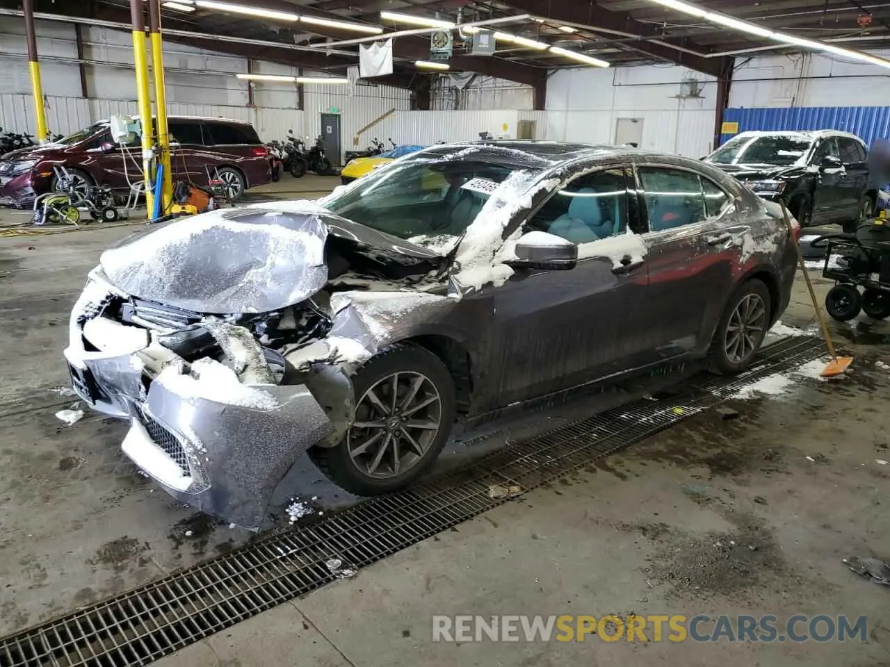 1 Photograph of a damaged car 19UUB1F59LA001720 ACURA TLX 2020
