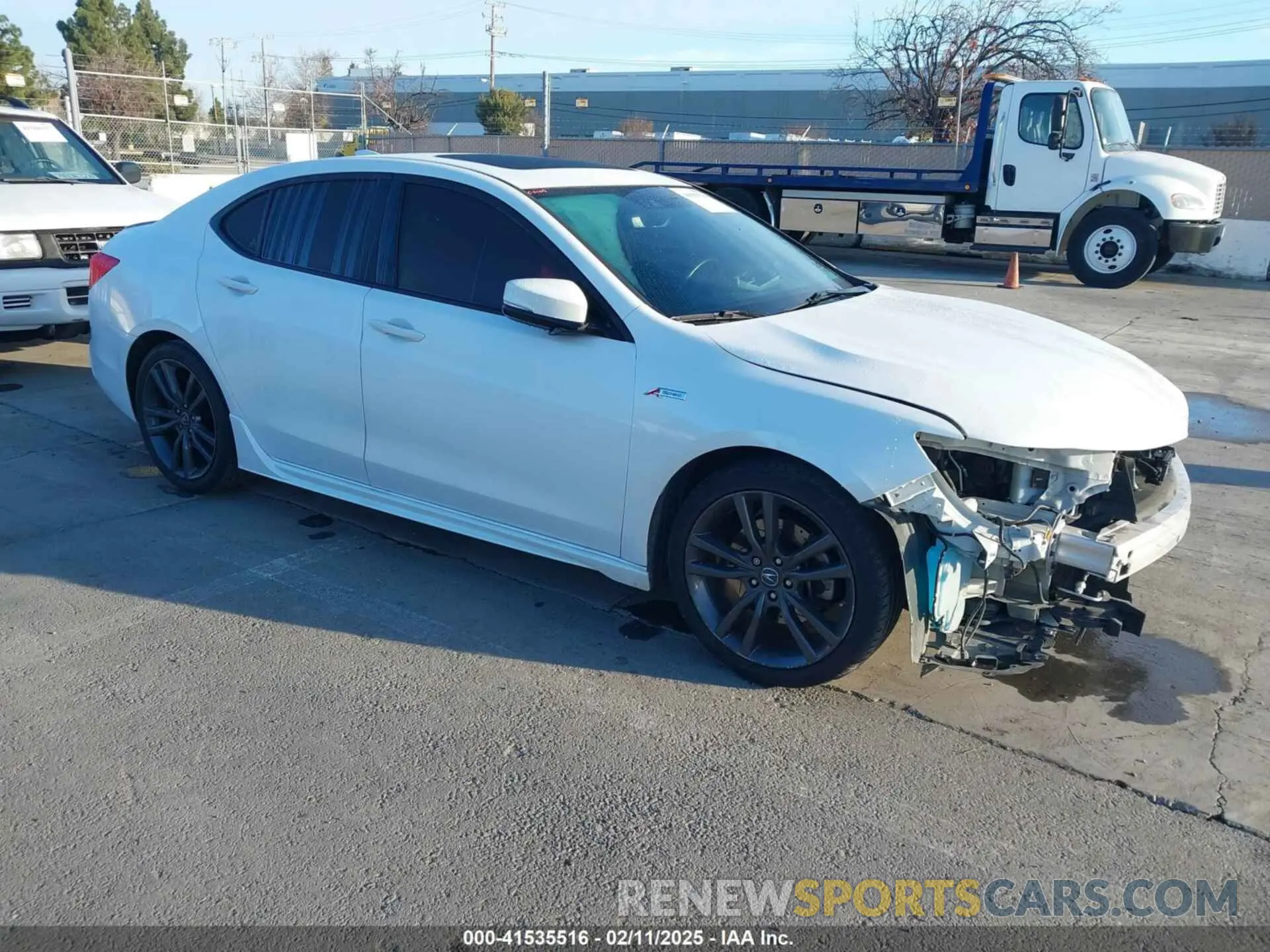 1 Photograph of a damaged car 19UUB1F60LA009391 ACURA TLX 2020