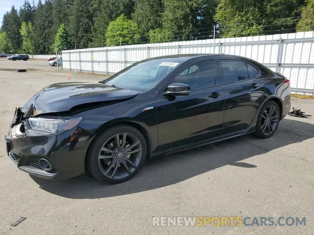 1 Photograph of a damaged car 19UUB1F60LA800505 ACURA TLX 2020