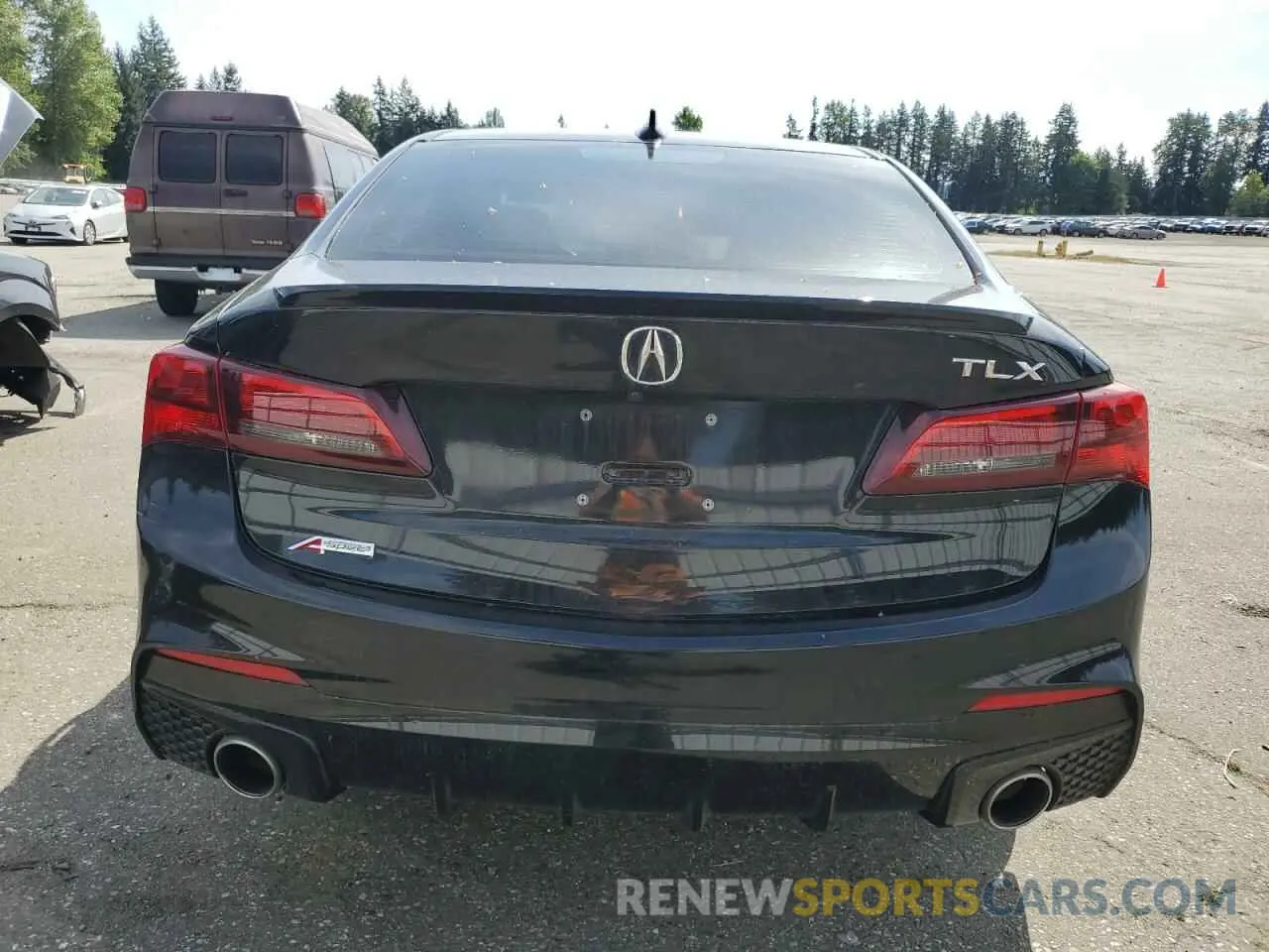 6 Photograph of a damaged car 19UUB1F60LA800505 ACURA TLX 2020