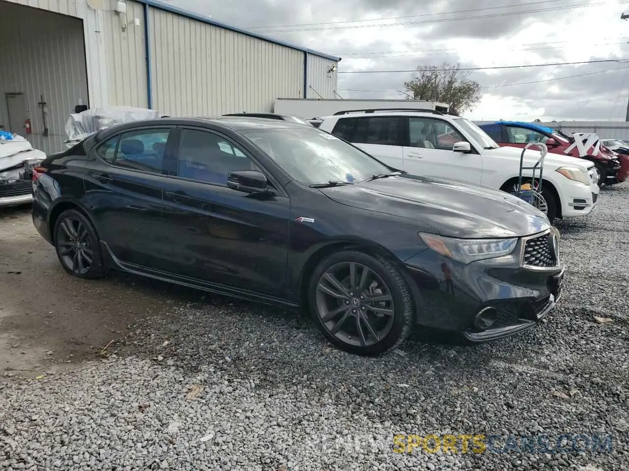 4 Фотография поврежденного автомобиля 19UUB1F62LA009571 ACURA TLX 2020
