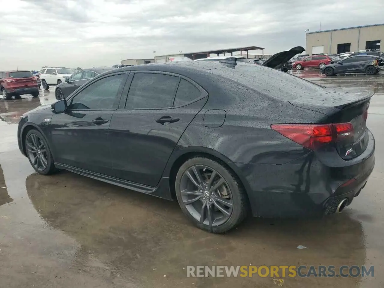 2 Photograph of a damaged car 19UUB1F69LA008367 ACURA TLX 2020
