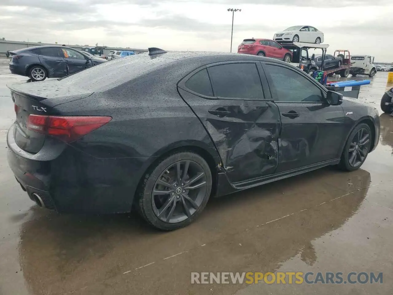 3 Photograph of a damaged car 19UUB1F69LA008367 ACURA TLX 2020