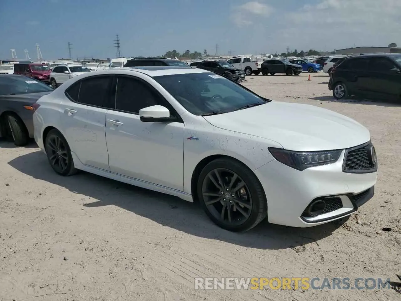 4 Фотография поврежденного автомобиля 19UUB1F69LA009373 ACURA TLX 2020