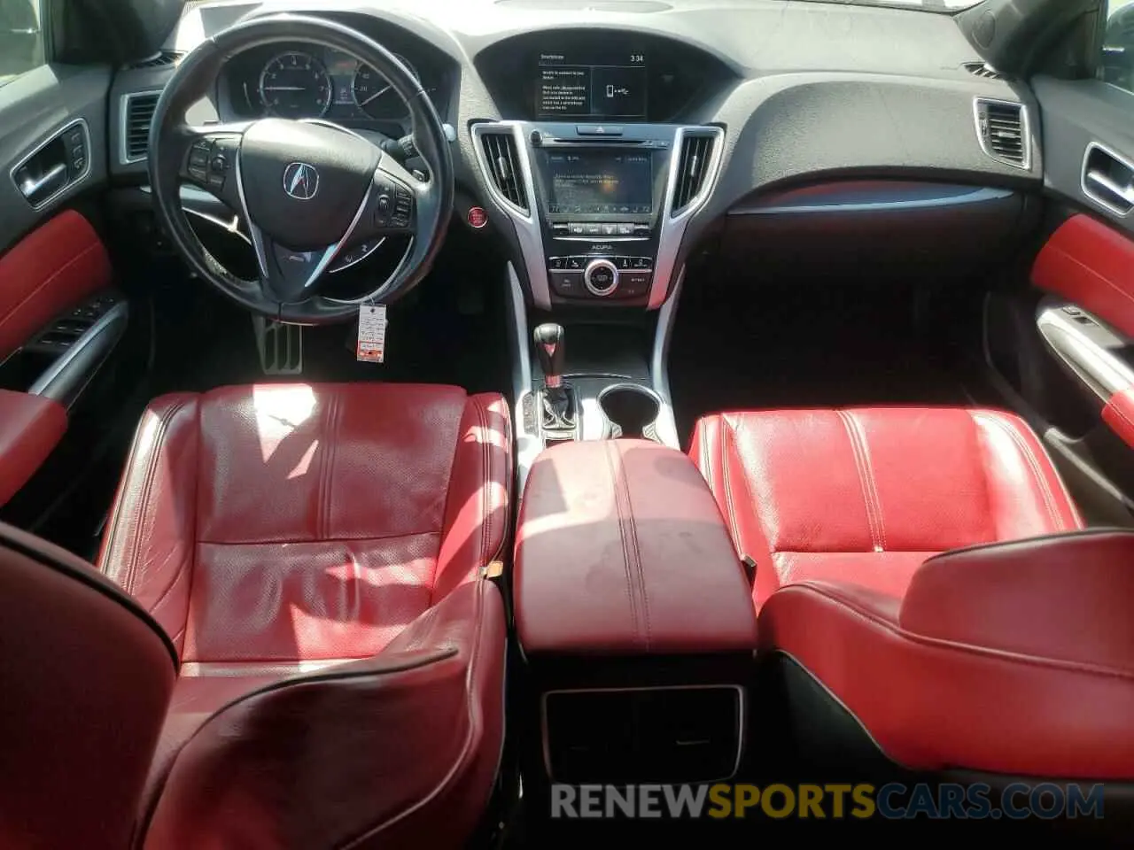 8 Фотография поврежденного автомобиля 19UUB1F69LA009373 ACURA TLX 2020