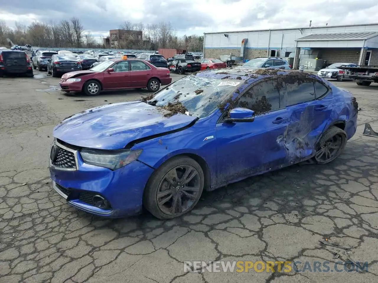 1 Фотография поврежденного автомобиля 19UUB1F6XLA010239 ACURA TLX 2020