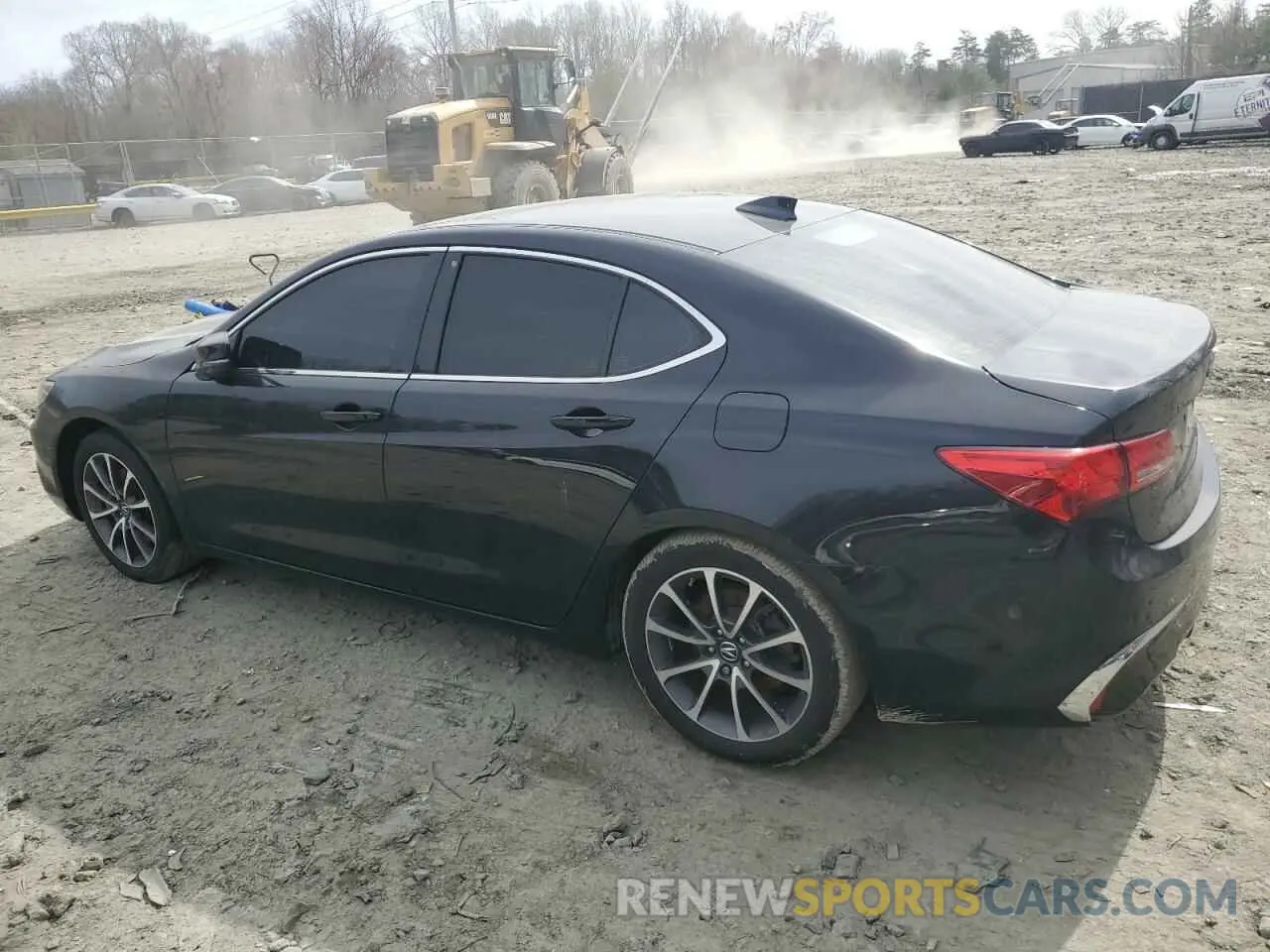 2 Photograph of a damaged car 19UUB2F31LA002056 ACURA TLX 2020