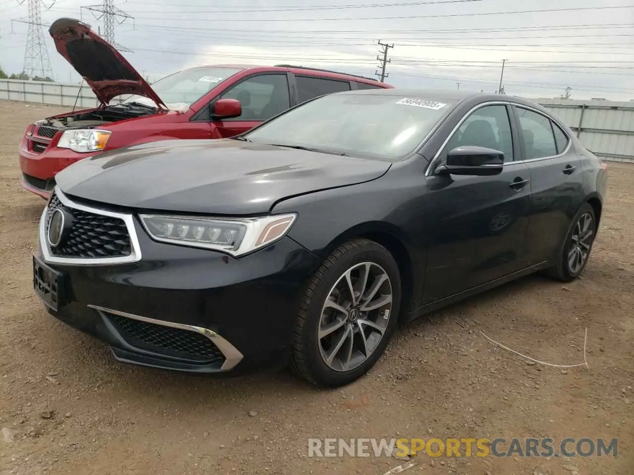 1 Photograph of a damaged car 19UUB2F33LA001894 ACURA TLX 2020
