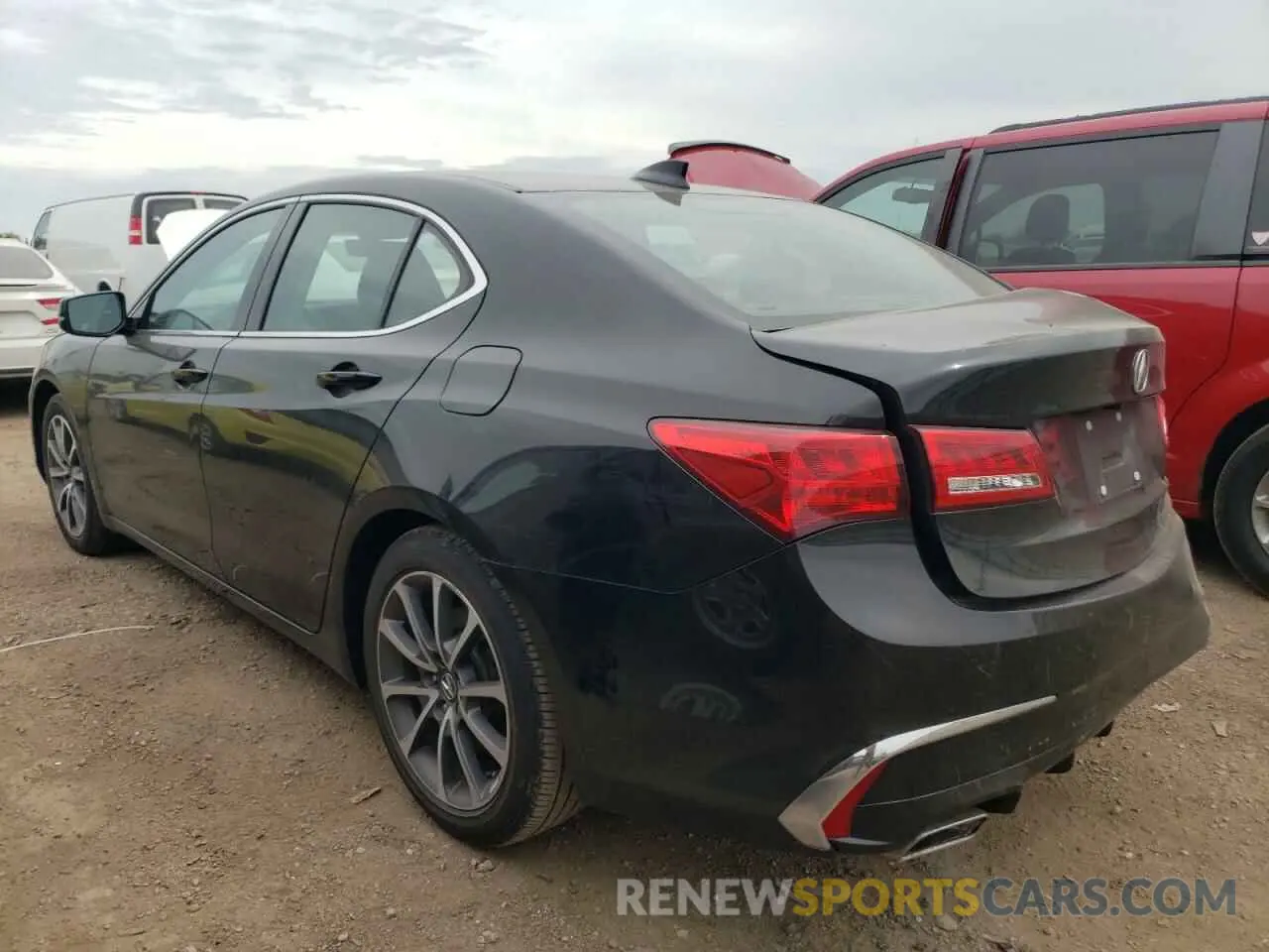 2 Photograph of a damaged car 19UUB2F33LA001894 ACURA TLX 2020