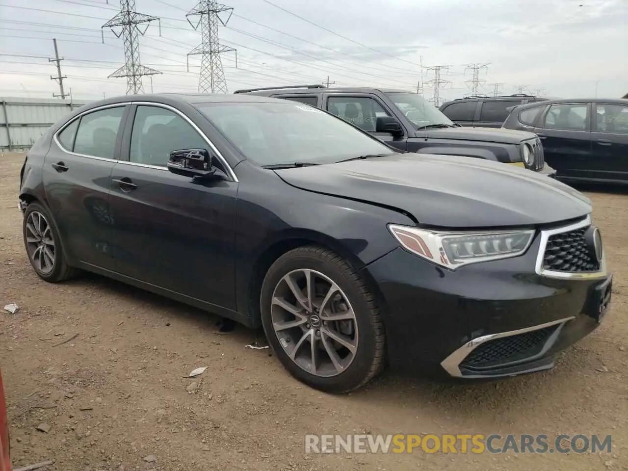 4 Photograph of a damaged car 19UUB2F33LA001894 ACURA TLX 2020