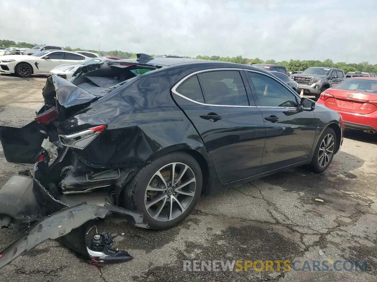 3 Photograph of a damaged car 19UUB2F36LA005633 ACURA TLX 2020
