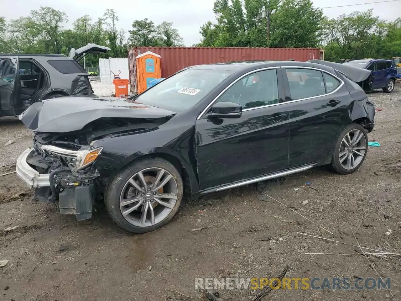 1 Photograph of a damaged car 19UUB2F41LA002731 ACURA TLX 2020