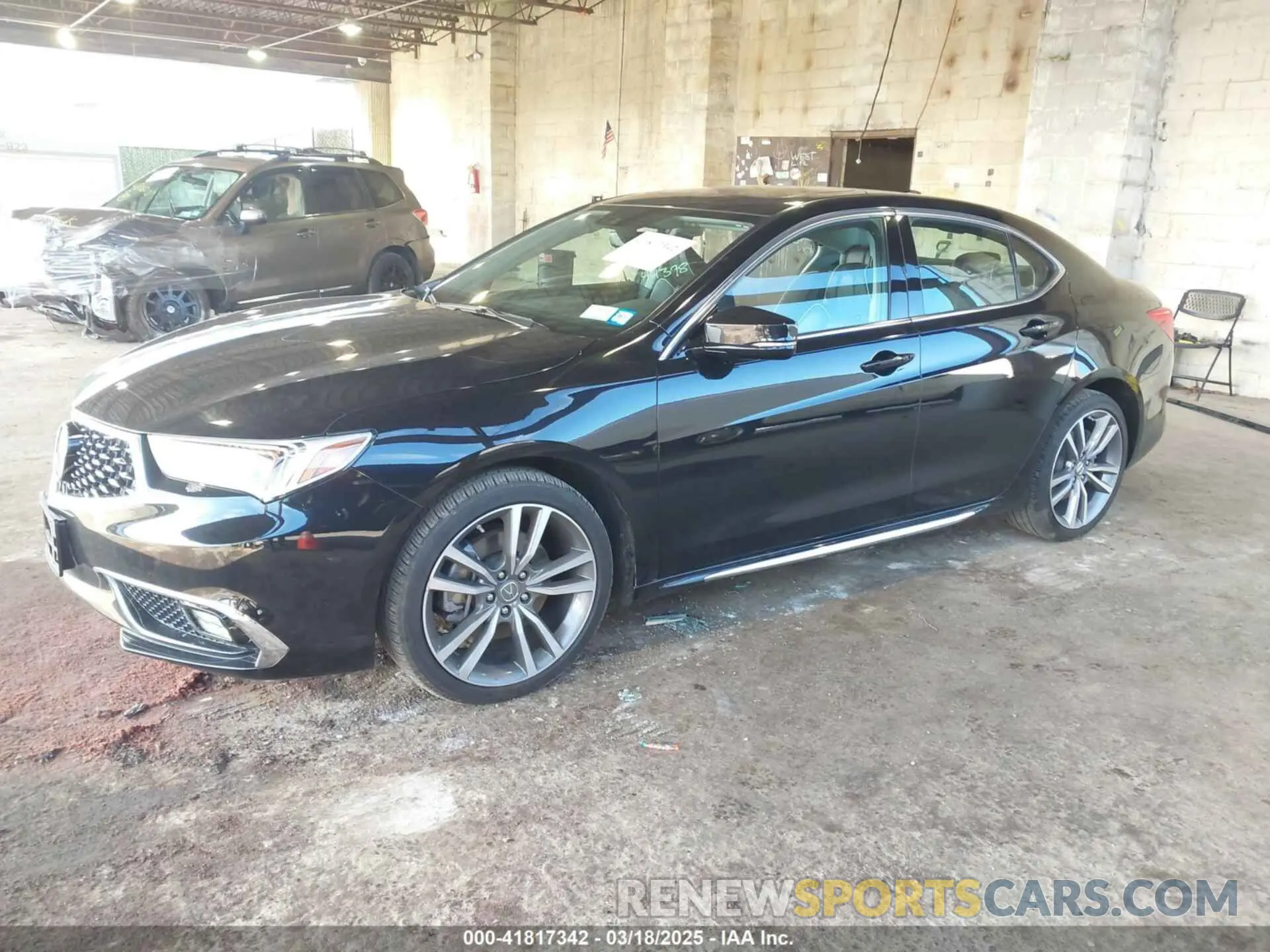 2 Photograph of a damaged car 19UUB2F41LA005077 ACURA TLX 2020