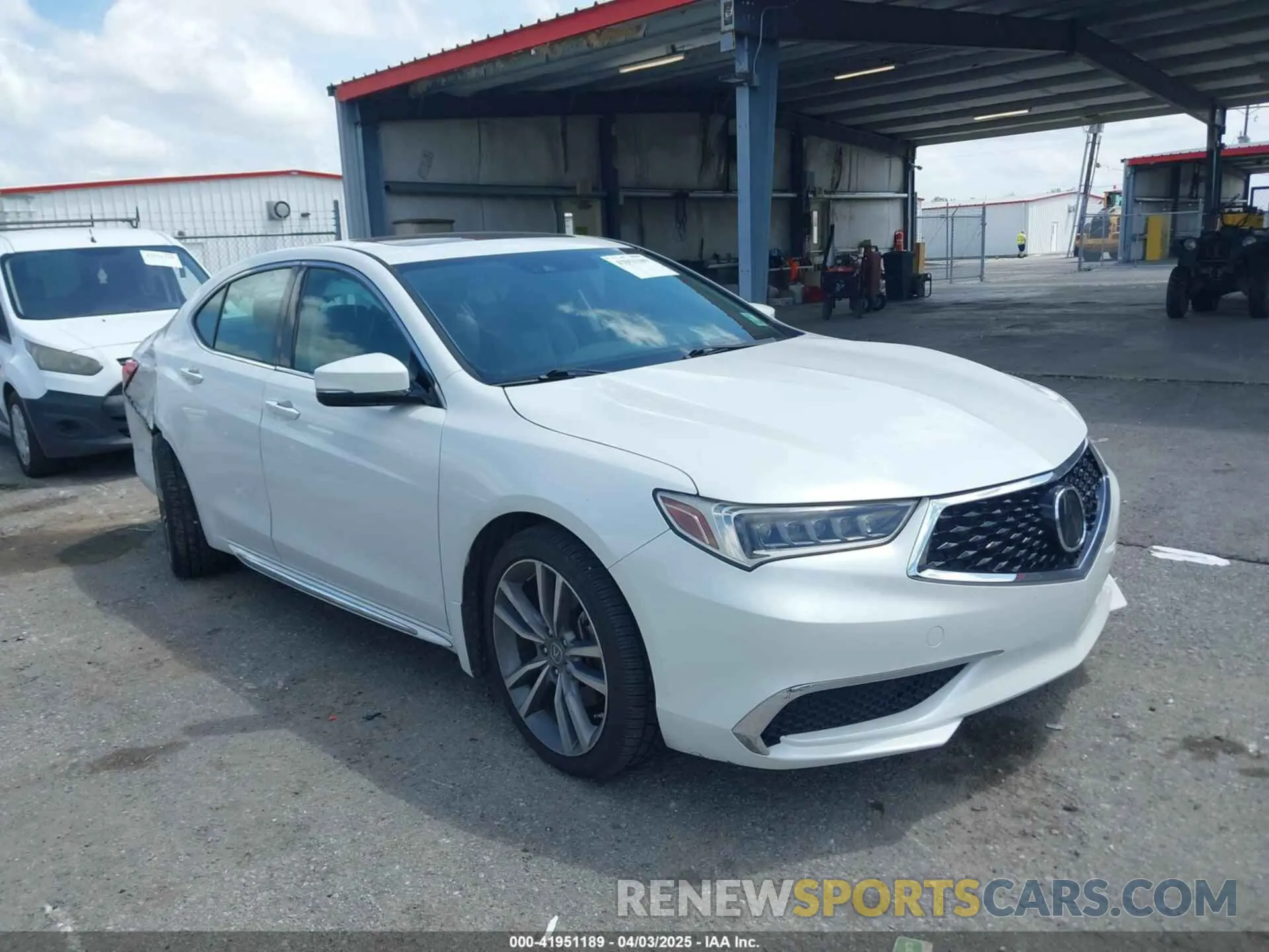 1 Photograph of a damaged car 19UUB2F43LA003217 ACURA TLX 2020