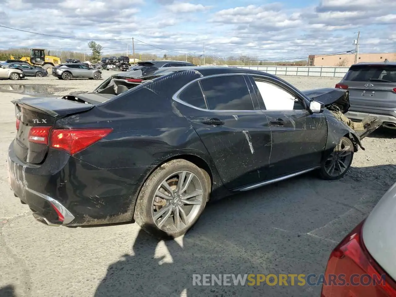 3 Photograph of a damaged car 19UUB2F47LA000479 ACURA TLX 2020