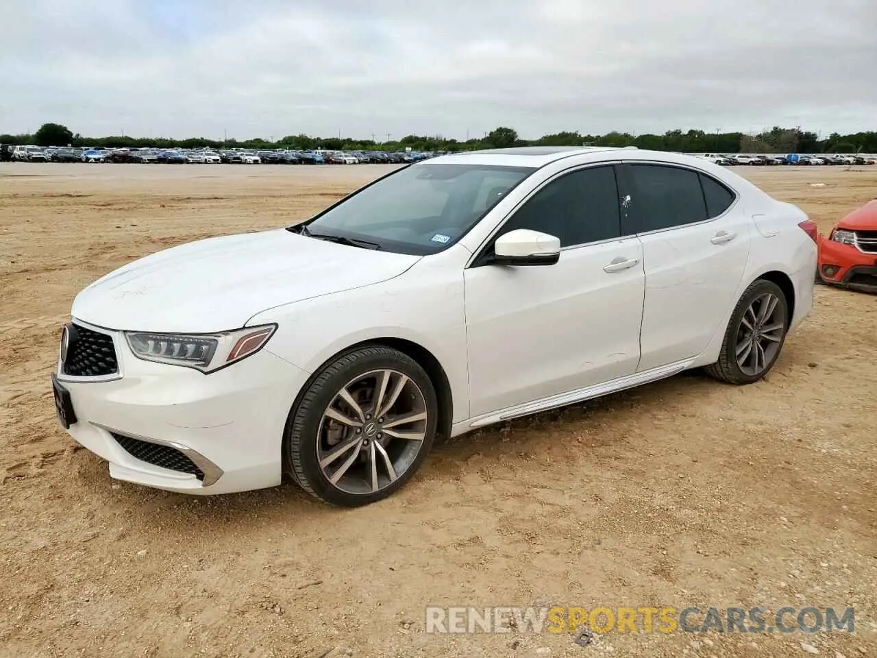 1 Photograph of a damaged car 19UUB2F48LA001074 ACURA TLX 2020