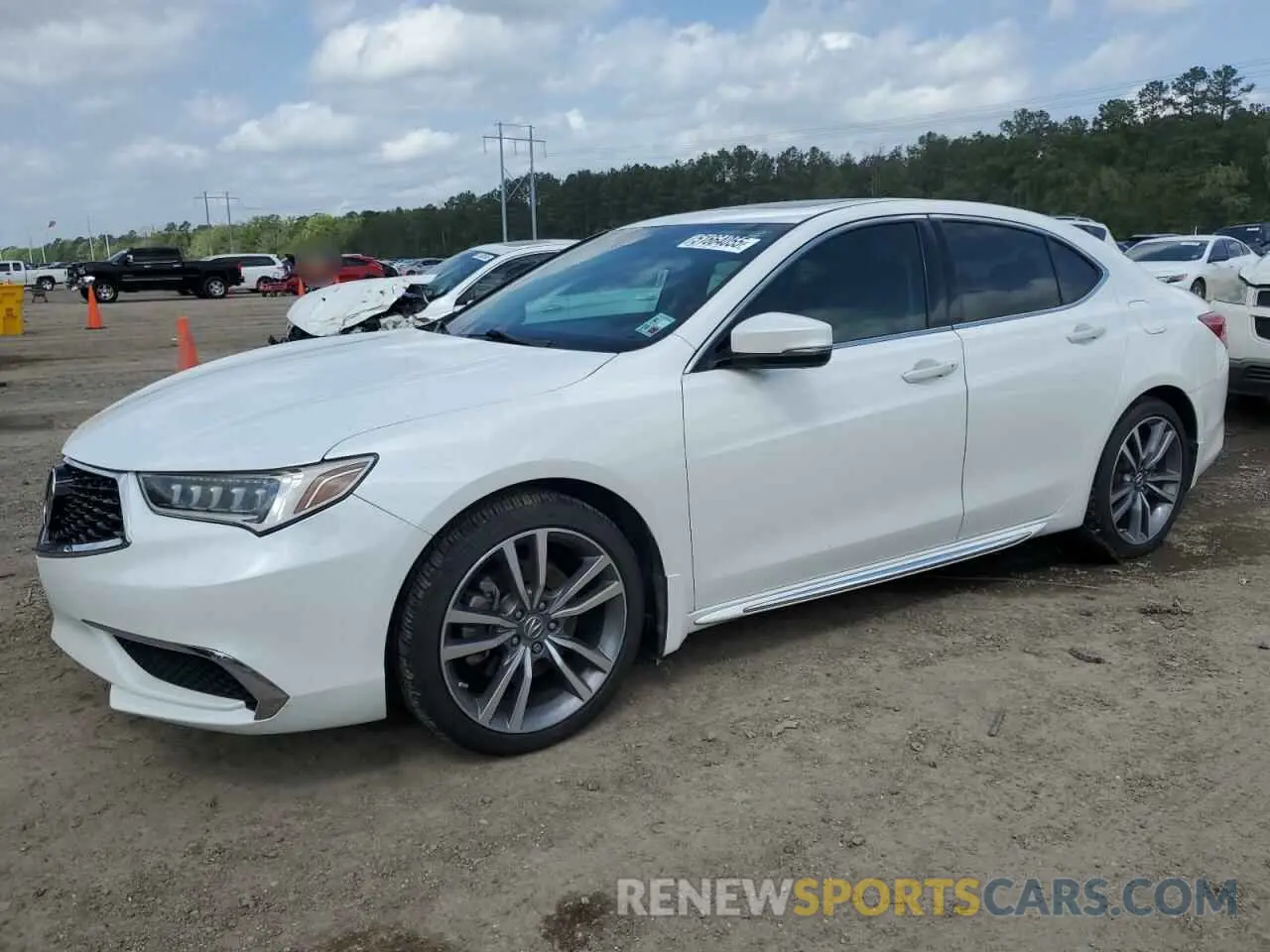 1 Photograph of a damaged car 19UUB2F4XLA004333 ACURA TLX 2020