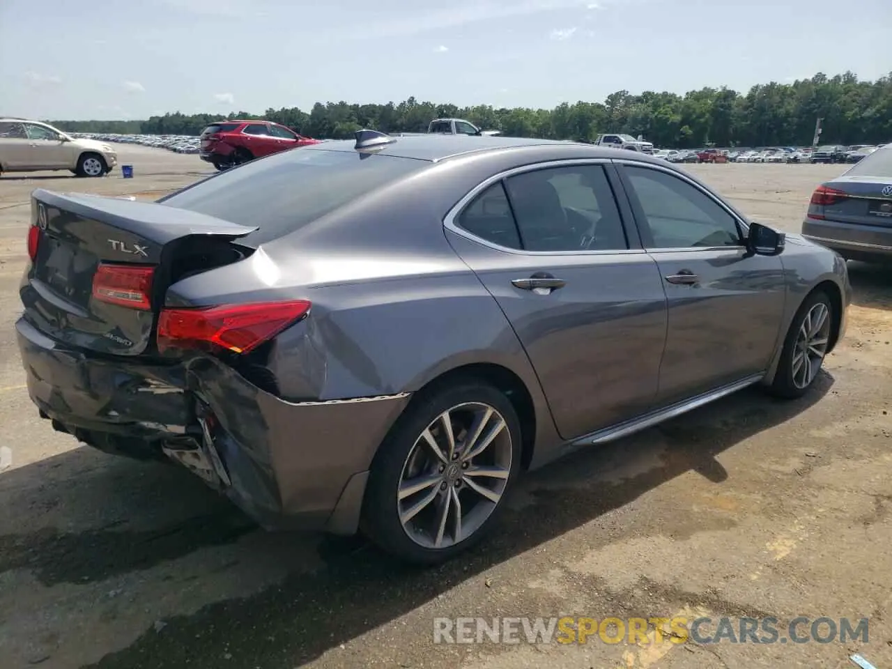 3 Photograph of a damaged car 19UUB3F40LA001110 ACURA TLX 2020