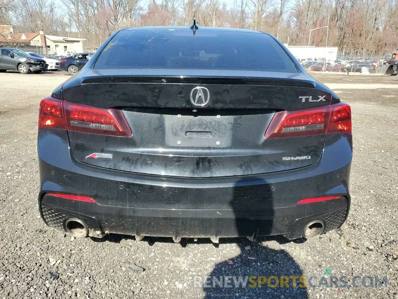 6 Photograph of a damaged car 19UUB3F64LA001421 ACURA TLX 2020