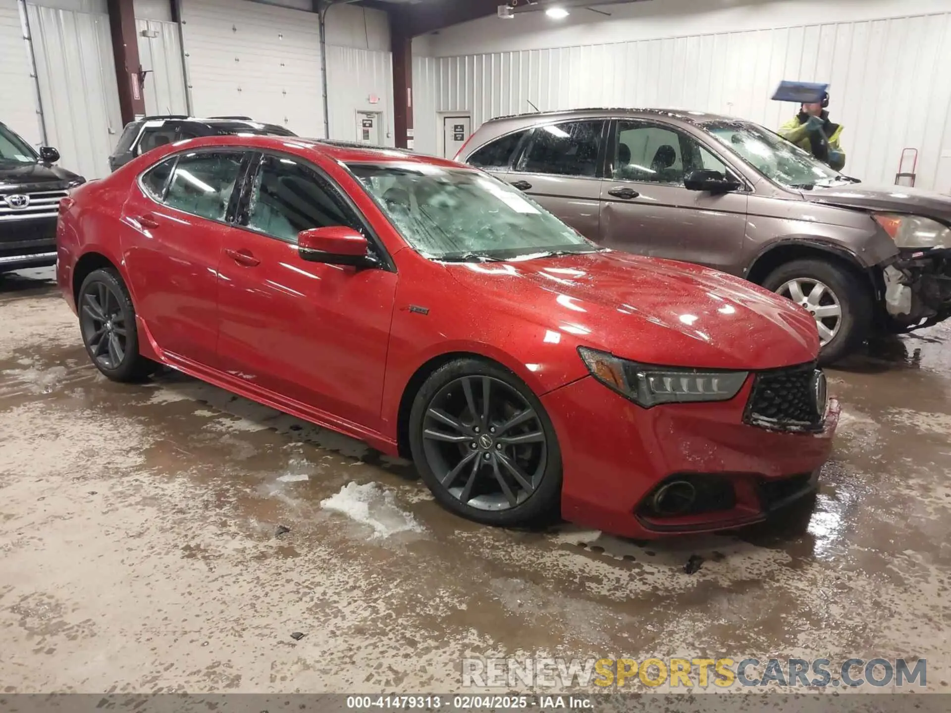 1 Photograph of a damaged car 19UUB3F6XLA800748 ACURA TLX 2020