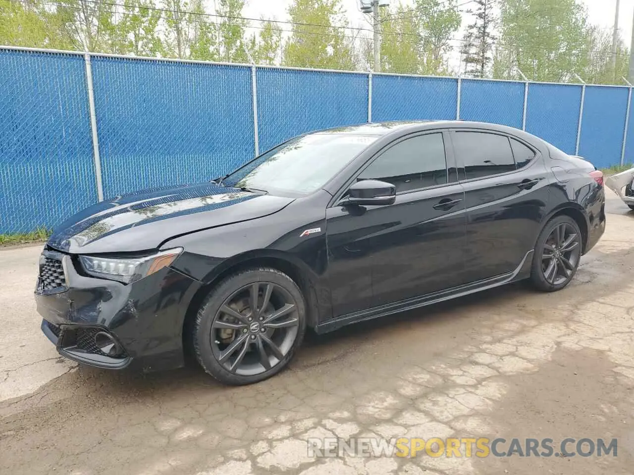 1 Photograph of a damaged car 19UUB3F88LA801902 ACURA TLX 2020