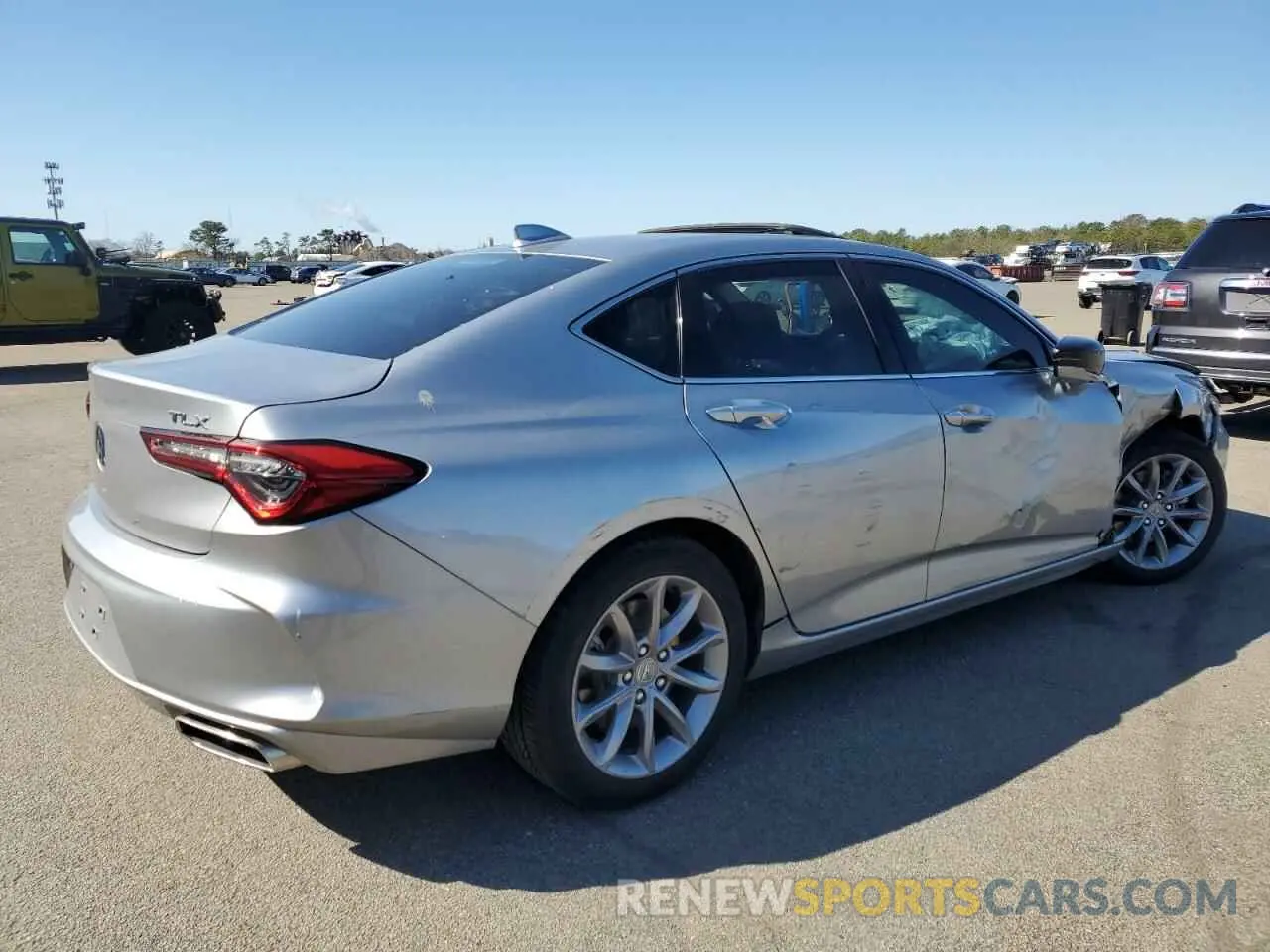 3 Photograph of a damaged car 19UUB5F30MA003198 ACURA TLX 2021
