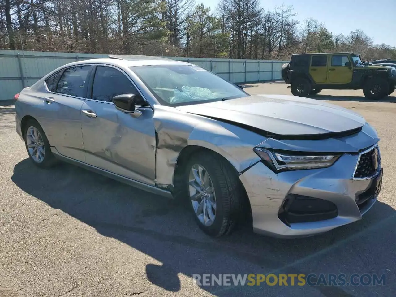 4 Photograph of a damaged car 19UUB5F30MA003198 ACURA TLX 2021