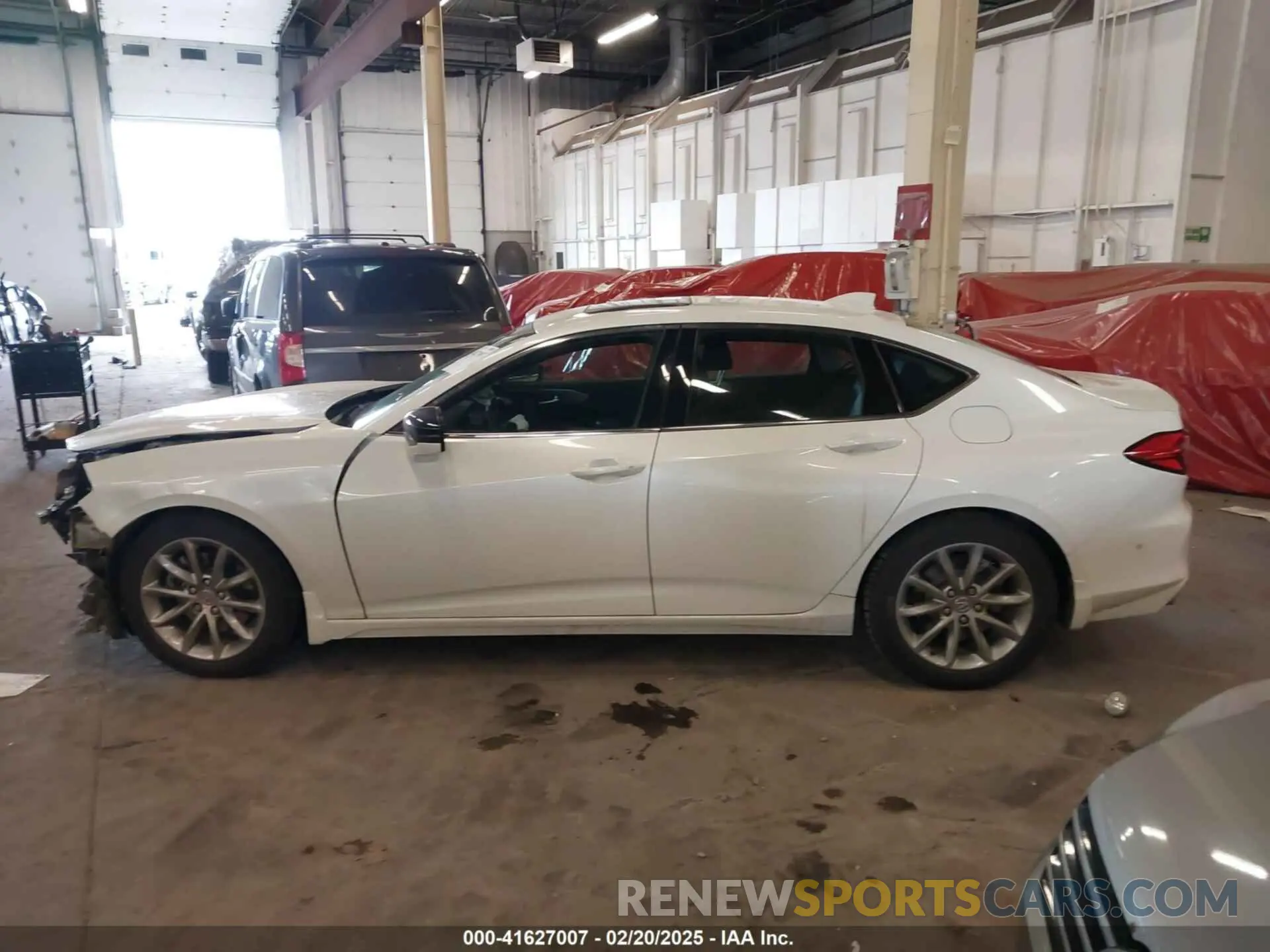 14 Фотография поврежденного автомобиля 19UUB5F33MA013207 ACURA TLX 2021