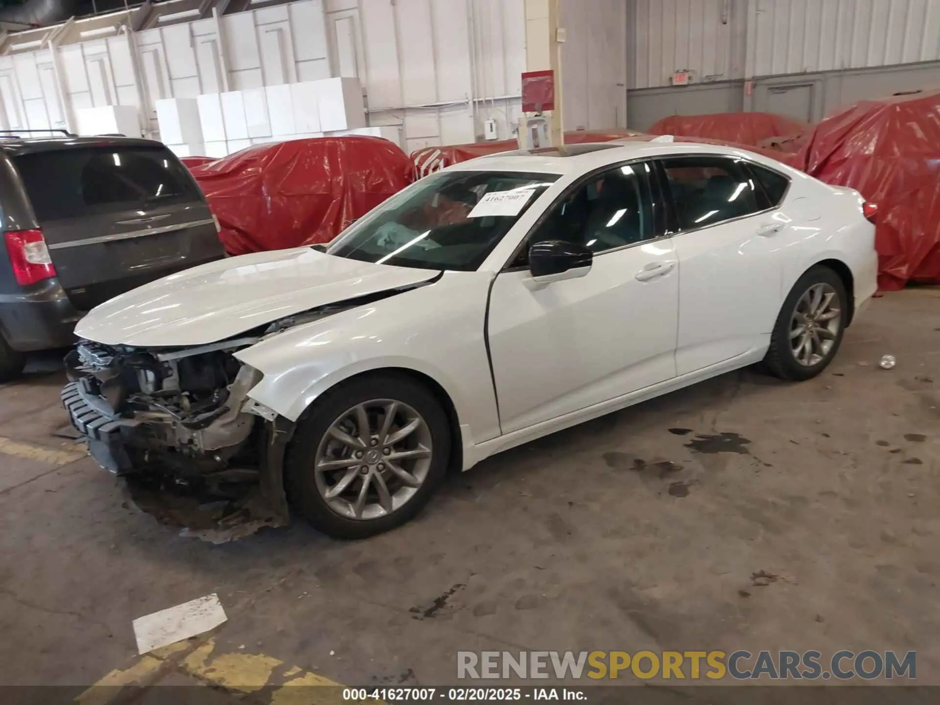 2 Фотография поврежденного автомобиля 19UUB5F33MA013207 ACURA TLX 2021