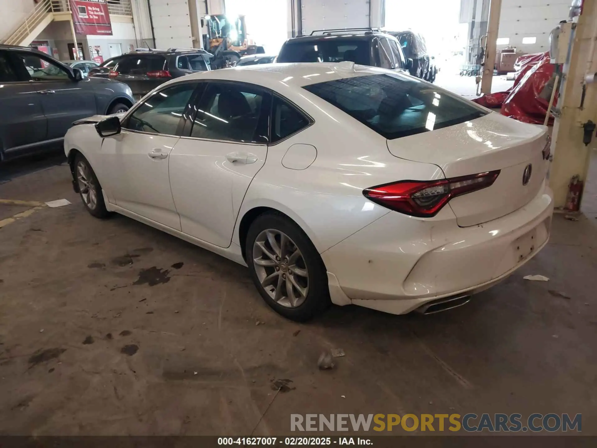3 Фотография поврежденного автомобиля 19UUB5F33MA013207 ACURA TLX 2021
