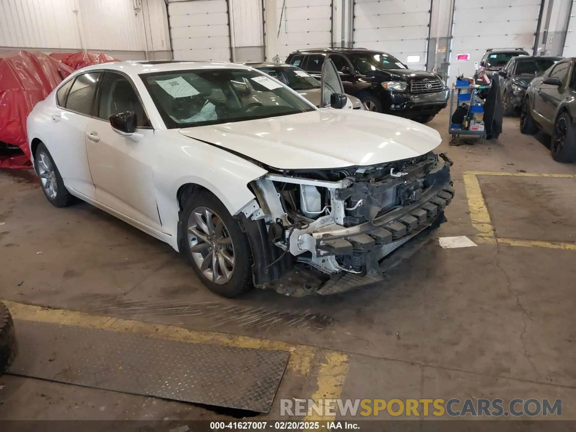 6 Фотография поврежденного автомобиля 19UUB5F33MA013207 ACURA TLX 2021